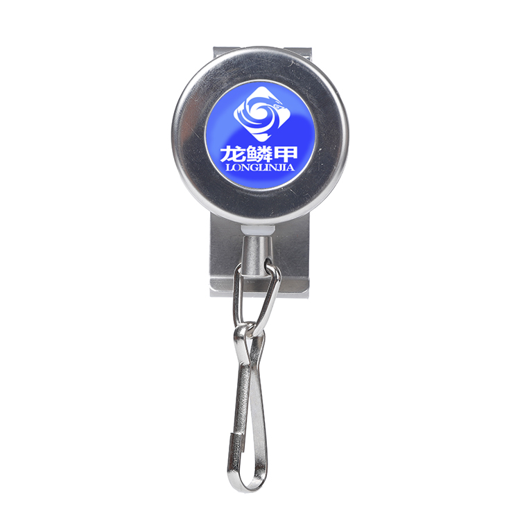 Dragon squalid metal gun programmatic stainless steel rope burglar-proof telescopic steel wire rope key buckle anti-lose rope Army mini-steel hanging buckle