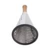 Vertical spot stainless steel conical three-sided vegetable grater cheese cheese grater wooden handle melon and fruit multi-purpose grater