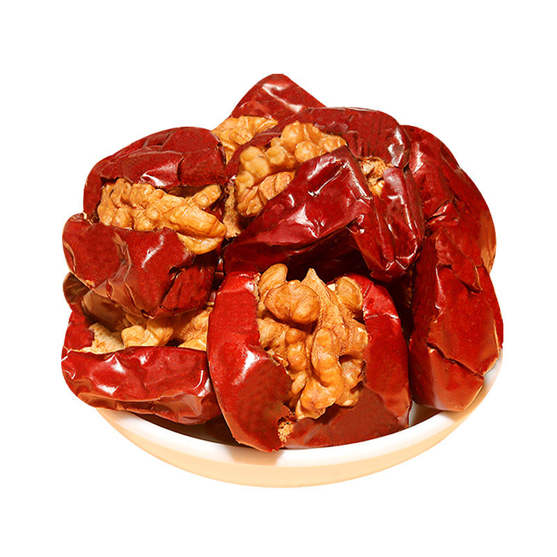 Red Dates Stuffed with Walnut Kernels and Raisins 1.0kg Individually Packaged Xinjiang Specialty New Year's Goods Dried Fruits and Nuts Snacks for Pregnant Women