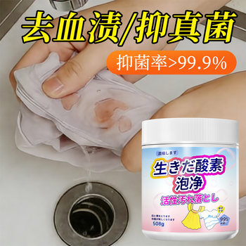 Active Oxygen Explosive Salt Laundry Stain Remover, Strong Stain Remover for Underwear and Undergarments, Special Stain Remover for Blood Stains, Whitening Powder Official Flagship Store
