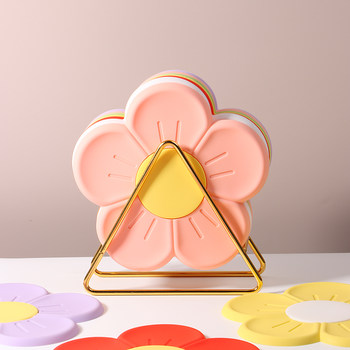 Silicone insulated pad cup cup bowl plate placemat