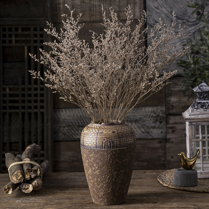 Ceramic zen floret bottle manually restoring ancient ways is the dried flower arrangement sitting room porch decorate place jingdezhen coarse some Ceramic pot