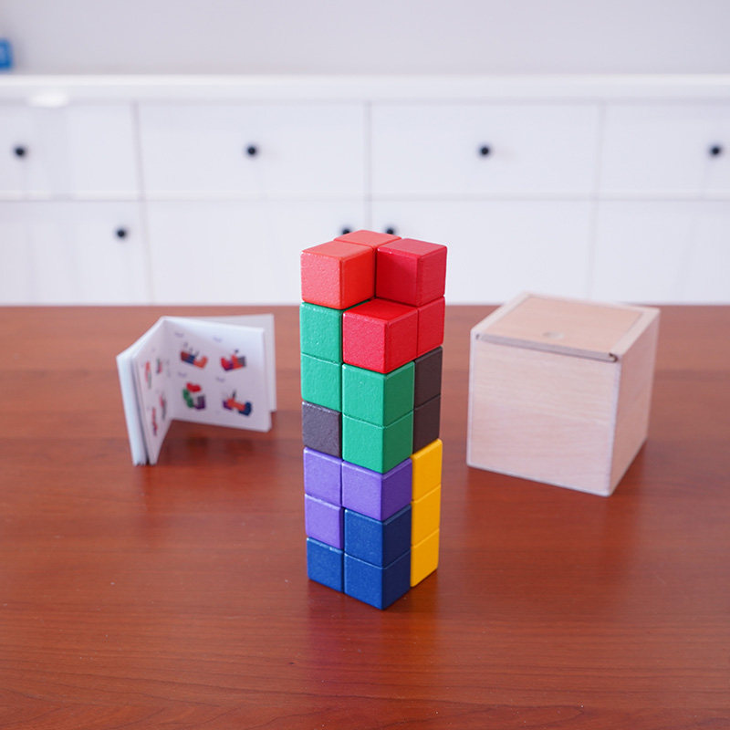 IQ Intelligence Solid Jigsaw Puzzle High Difficulty Training Logical Thinking Exercise Observation Force Sommaru Banlock Cube