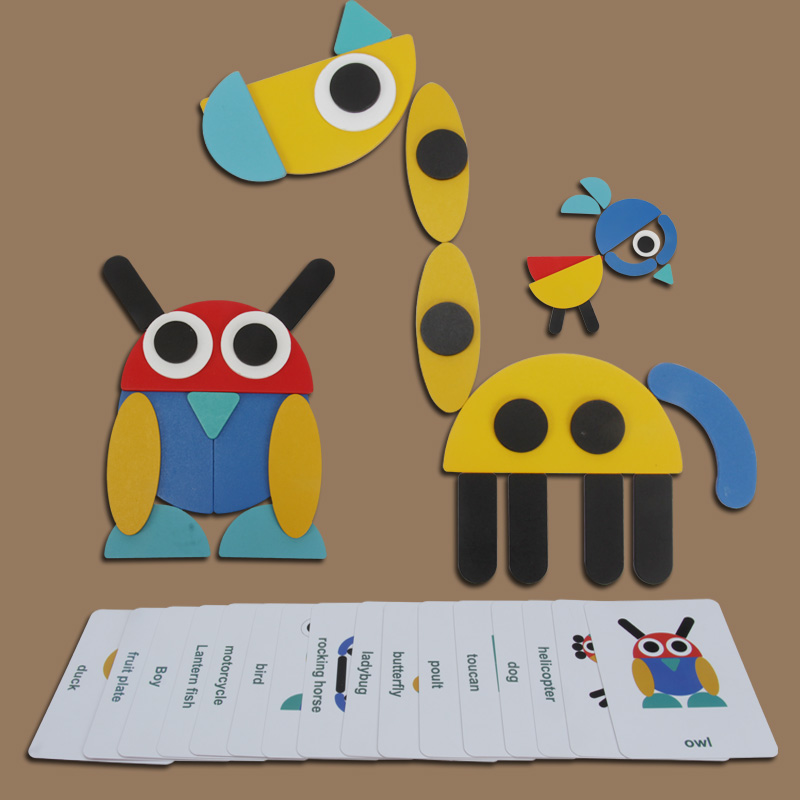 Jigsaw puzzle children's puzzle 2345-year-old baby intellectual enlightenment early education boys and girls wooden creative variety animal traffic