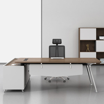 High-end Boss Desk Brief Modern Office Fashion Large Class Desk Manager Desk Chairs Combined Furniture