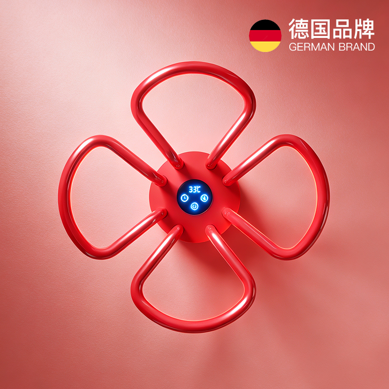 Felon H43 Little Red Flower Electric Towel Rack Dopamine Bathroom Hanging Rod Drying Minimalist Artistic Bath Towel Rack