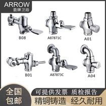  Arrow plate squatting pan foot valve flush valve hand valve pression press press A01 time-cesse flushing valve A87873C A87871C