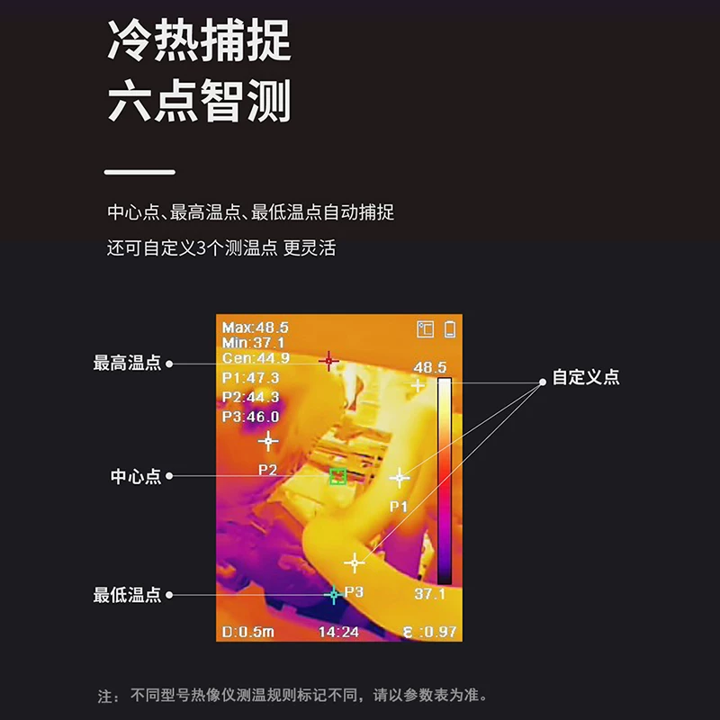 Прибор для тепловизорной инфракрасной детекции H10 от Haikang Weiying, тепловизионный инфракрасный детектор, ручной промышленный измеритель температуры, поддерживающий обогрев