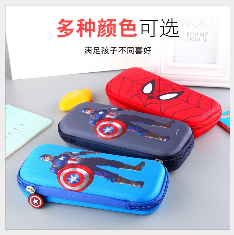 New elementary school children's pencil case South Korean Jane about large capacity small frescoed cute pen bag astronaut 3D pen bag anti -