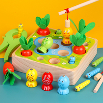 Childrens versatile fishing toys Magnetic catch Puzzle Force Brain 12 ½ 1 baby 2 men and women 3 children 4