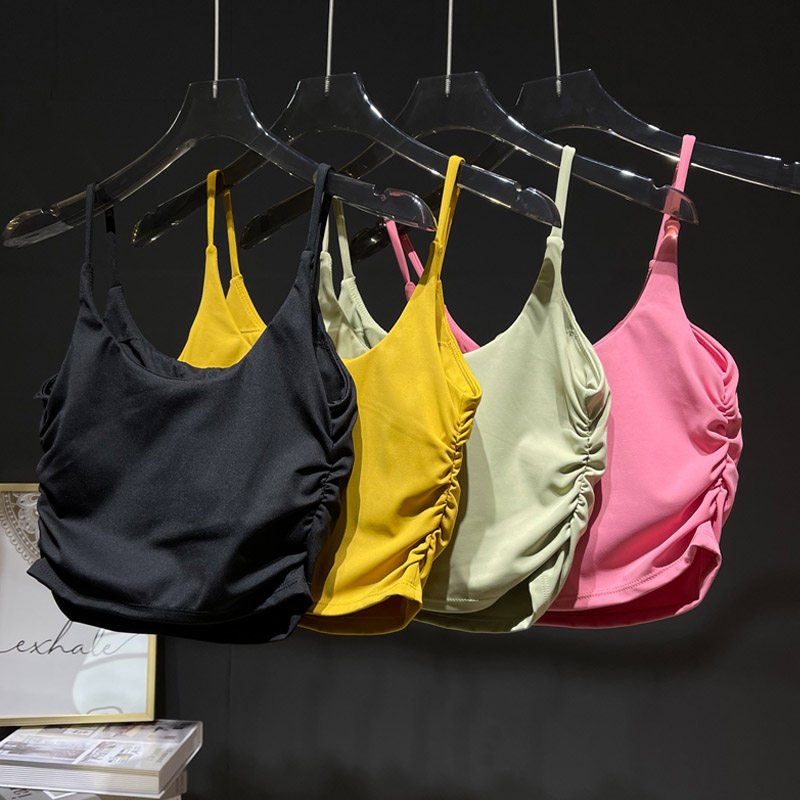 U Type Yoga Vest Woman Fitness Underwear Shock-Proof Running Speed Dry Sexy Thin Strips with Sporting Bra