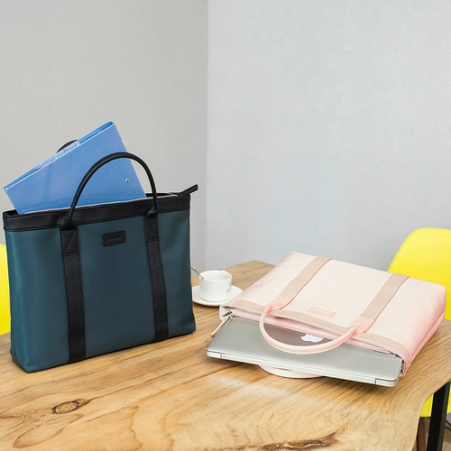 Портативная вместительная и большая сумка через плечо для документов, рабочий ноутбук