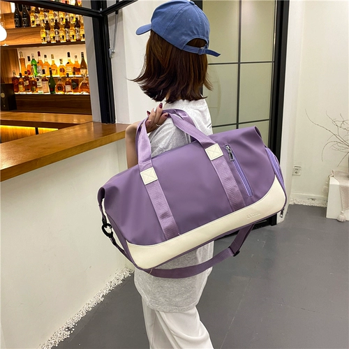 Спортивная сумка, сумка через плечо с разделителями для плавания для тренировок, портативная вместительная и большая багажная сумка для хранения