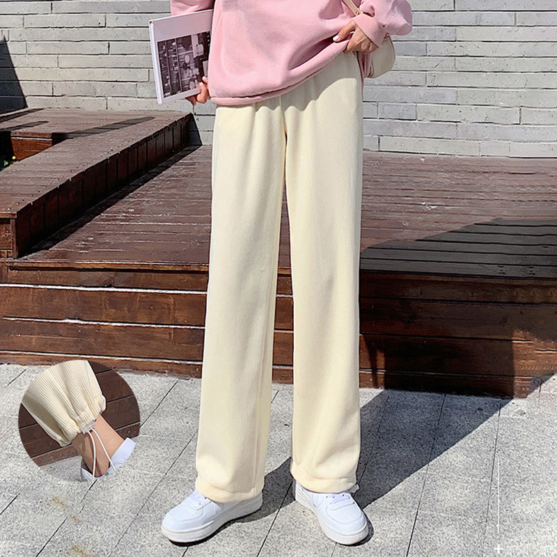 Pregnant women's broad legs in autumn wear spring and autumn fashion core trousers in autumn 2021 new leisure