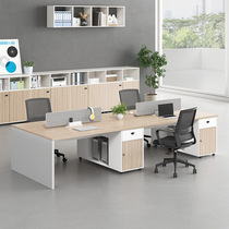 Staff desk employee computer office desk and chair combination screen partition 2 4 6 office workstation financial table