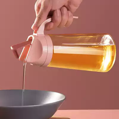 Japanese glass oil pot oil pouring oil leakage prevention kitchen household automatic opening and closing large capacity soy sauce vinegar oil tank oil bottle
