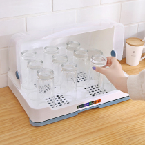 Kitchen supplies Household storage rack Countertop cupboard Bowls Chopsticks Drain bowl box Storage shelf with lid Tableware