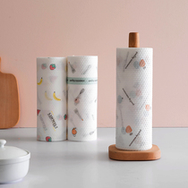 De-oiling dishwashing cloth Disposable lazy rag wet and dry dual-use kitchen water absorption does not shed hair housework cleaning and wiping the table