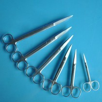 Laboratory Scissors Straight Head Elbow Stainless Steel Scissors 10 12 5 14 14 16 18 18 20cm