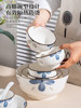 Dish Set for Home Use 2025 New Model Jingdezhen High-Value Tableware Simple Ceramic Bowls and Plates Chopsticks Housewarming Bowl Set