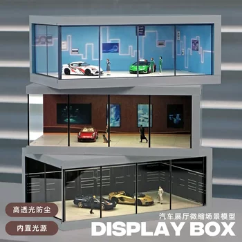 1 to 64 car model display box 1 64 car model scene storage display box acrylic car showroom parking