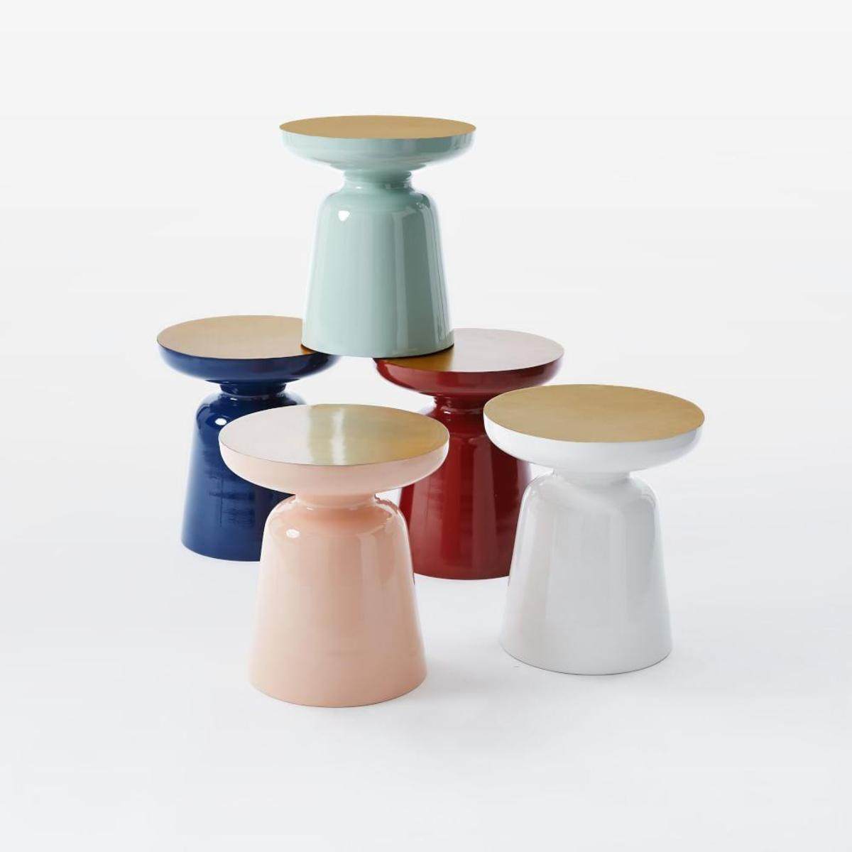 Designer martini fiberglass coffee table guest side a few model room soft decoration color round table color can be customized