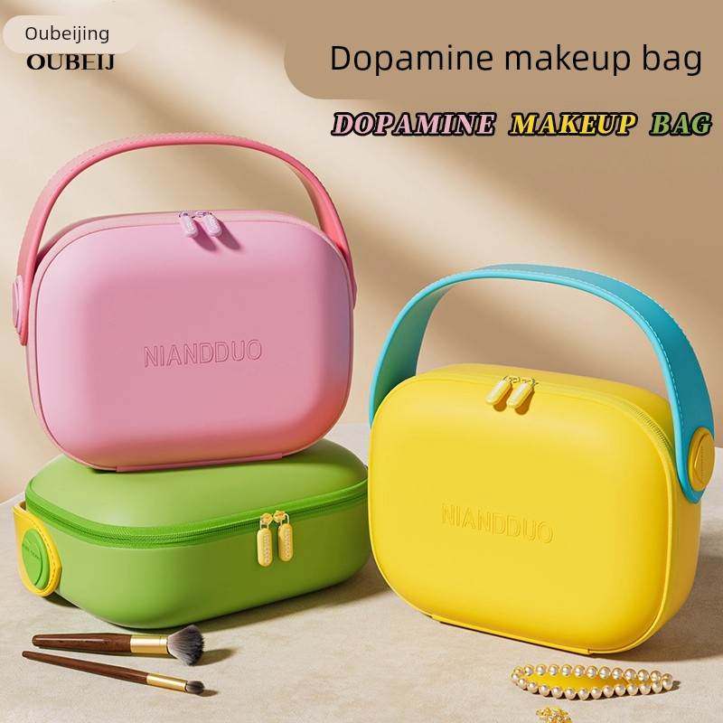 Dopamine Travel Toiletry Bag for Women, Large Capacity, Portable, 2026 New Model, Cosmetic Storage Bag, Business Trip Shower Bag