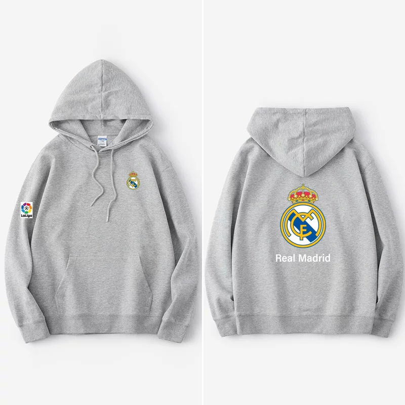 Футболка Real Madrid из Ла Лиги Real Madrid униформа команды Real Madrid толстовка с капюшоном для молодежи свитшот пуловер