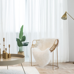 家用简约遮光白纱薄窗纱