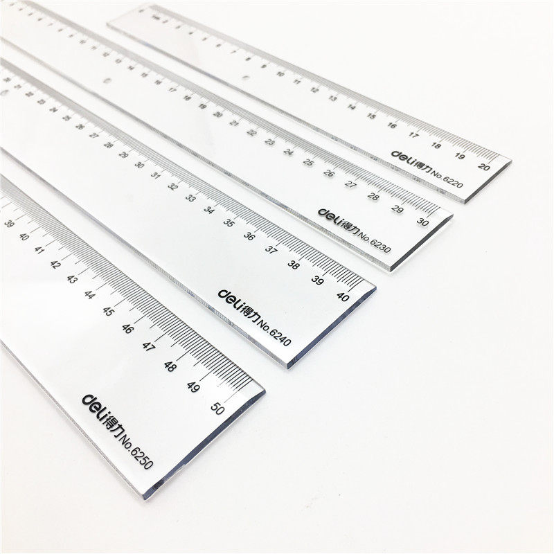 Transparent organic plastic thickening ruler 100CM 1 1 2 meters long 120CM long ruler