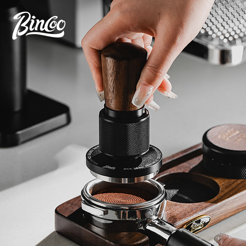 Bincoo Constant Force Presser Anti-Pressure Bias Prevention Espresso Machine 30-Pound Constant Force Presser Three-Piece Set 51/58mm