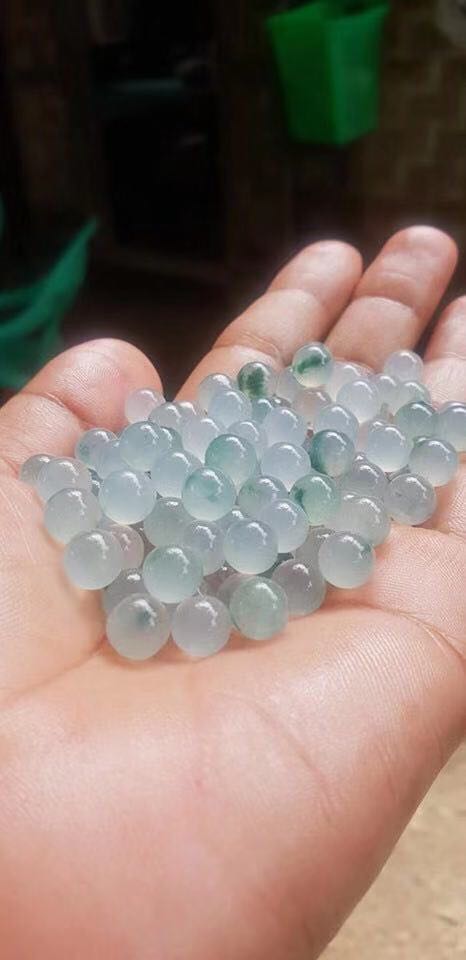 Myanmar Emerald A Cargo Loose Bead Payment Ultra-Linked 1 Yuan (Direct Sowing Booth)