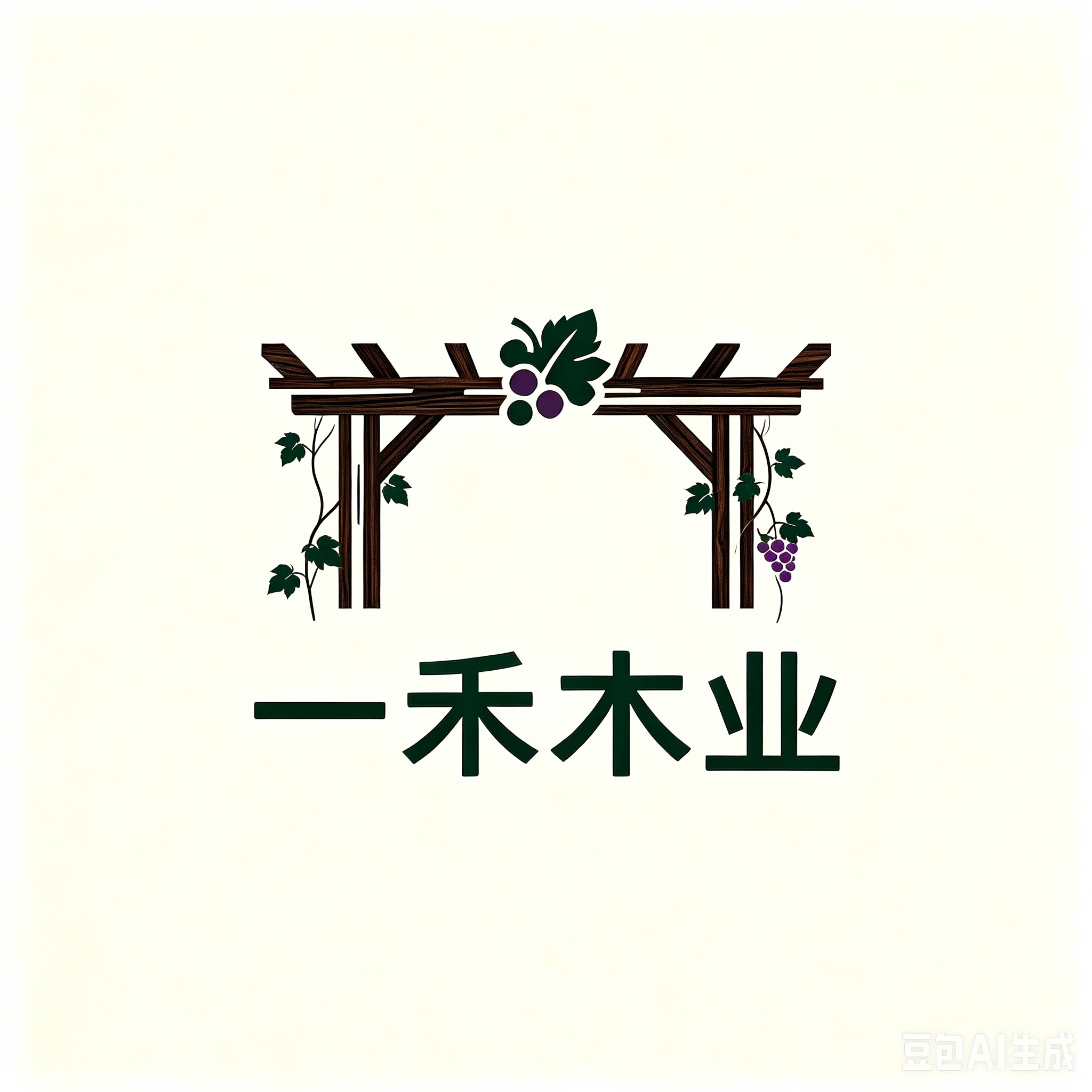 一禾木业园艺的LOGO