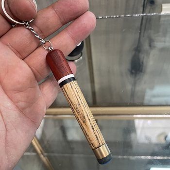 Purely handmade billiard cue, mini billiard cue, chocolate pen, chocolate clip, billiard supplies cue key chain
