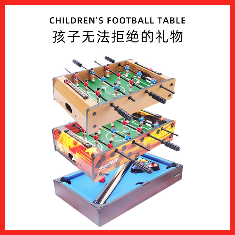 Children's pool table Tabletop football machine Mini tabletop football table Double tabletop football Parent-child interactive game machine