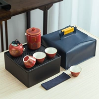 Красный заварочный чайник, портативная лента