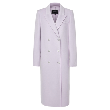 【奥莱】MAXRIENY垂坠感直身大衣长款过膝毛呢外套