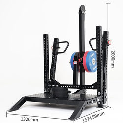 Commercial Squat Rack Wall Thickness 3MM Open Squat Rack Bench Press Rack