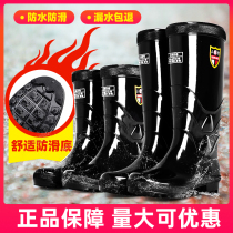Spring Light Rain Shoes Mens Water Shoes Rain Boots Male waterproof shoes High-cylinder mid-cylinder low-help short-cylinder set shoes rubber Shoe water boots male