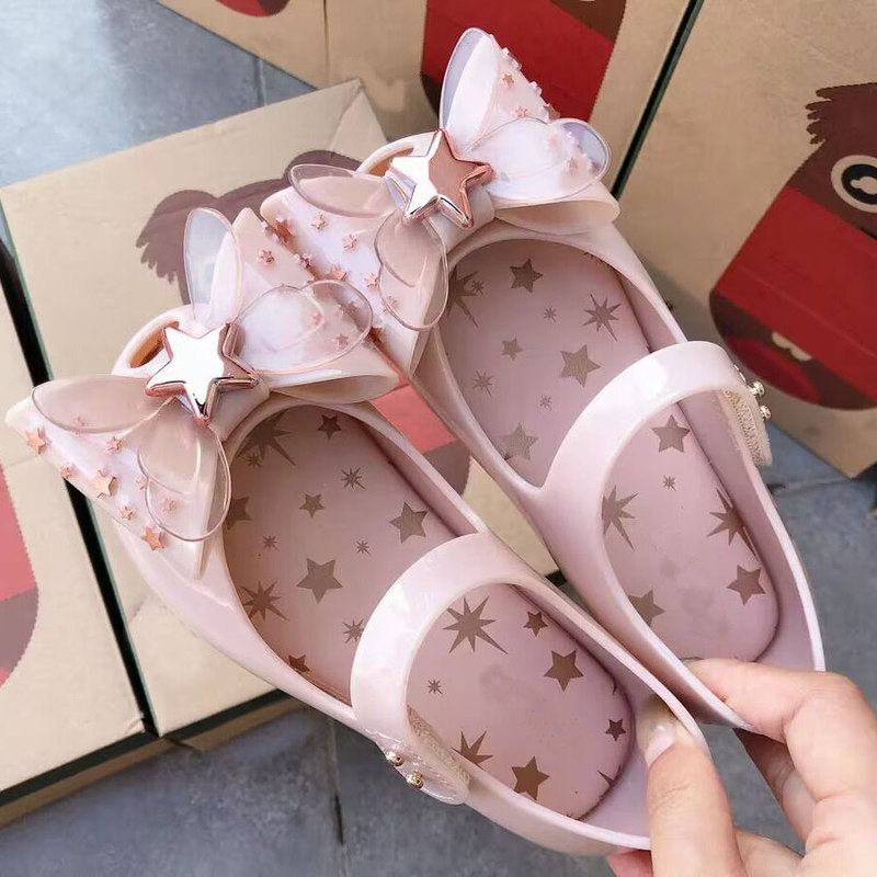 Brazilian Style Children's Shoes for Older Kids, Fragrant Jelly Shoes for Girls, Star Bow Sandals, Parent-Child Summer Shoes Brazilian Style Children's Shoes for Older Kids, Fragrant Jelly Shoes for Girls, Star Bow Sandals, Parent-Child Summer Shoes