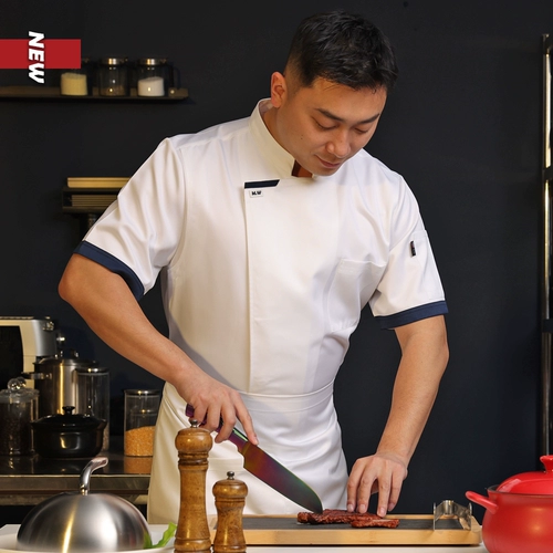 Шеф-повара рабочая одежда в летнем новая кухня с коротки