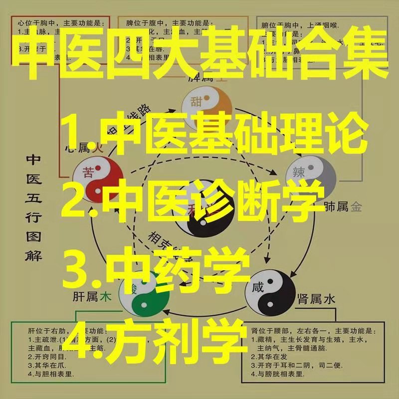 Traditional Chinese Medicine Introductory Self Study Ensemble Zero Foundation Theory Diagnostic Pharmacologic Pharmacologic Course Boutique Teaching Film