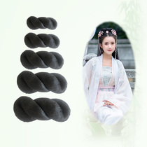 Lig Wig New Bottomless Twist Bag Full Haircut 8 Words New Hand Overhead Bag Ancient Dress Hanfu Forehead Cushion Hair Wrap