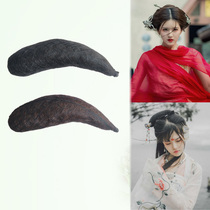 Lig Ancient Dress Styling Wig Water Drop Stick Pad Hair Hammer Horn Disc Hair bag Chen Qian Qian The same Princess Hair Bun
