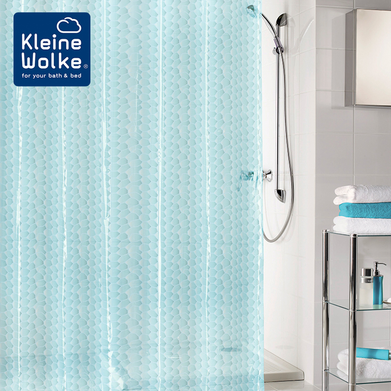 Kleine Wolke Germany imported Nordic PEVA bathroom waterproof shower curtain powder room partition curtain