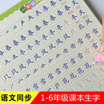 Pen-control training concave character slot character post 1 to 6-year-year upper register of language synchronized copybook in block letters elementary school children