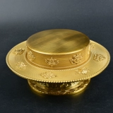 La Rong College Tibetan Manza Pan плавно чистая бронза восемь сокровищ благоприятной резьбовой тантры для чайной тарелки Foan, чтобы отправить драгоценные камни