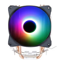 Jinhetian ice shadow cpu radiator host fan 4 copper tube 1155 mute amd Desktop computer AM4 fan
