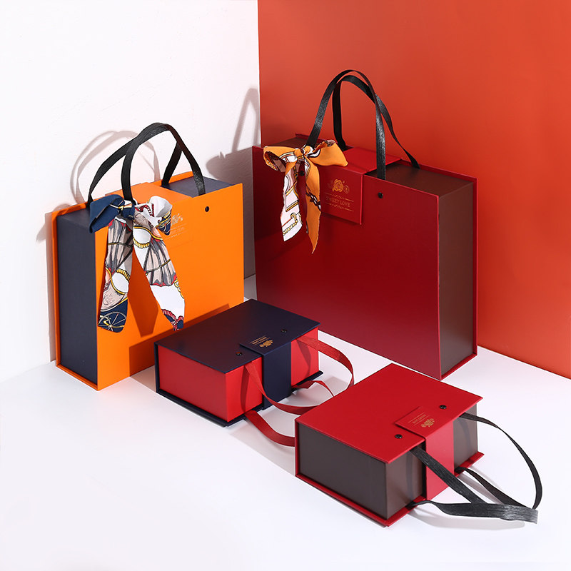 Ceremony gift box big empty box portable lipstick gift box creative surprise packaging box creative gift box ins style