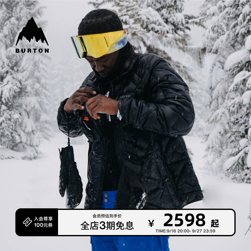 Burton Burton Official Men's [Ak] Baker down Jacket Warm Ski Sports Top 220661